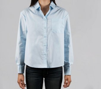 Light blue women shirt