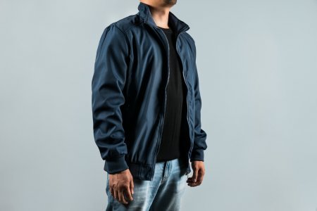 Men outerwear navy color